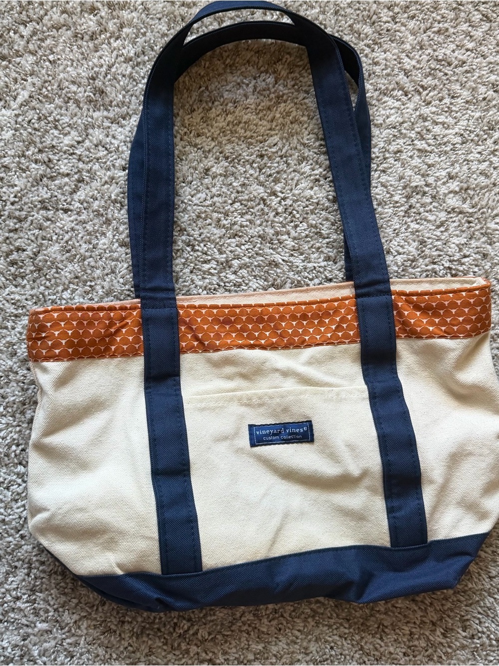Vineyard Vines University of Texas Longhorns small tote bag